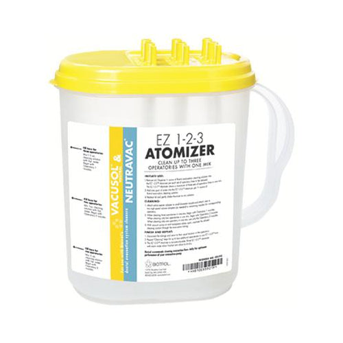 Biotrol ED592 EZ 1-2-3 Atomizer Evacuation Line Cleaner Vacusol Ultra NetraVac Biotrol ED592 EZ 1-2-3 Atomizer Evacuation Line Cleaner Vacusol Ultra NetraVac